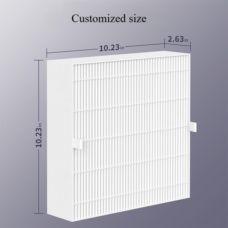 Custom Mini Pleated True HEPA Activated Carbon Filter H11 H12 H13 H14 for Air Purifiers