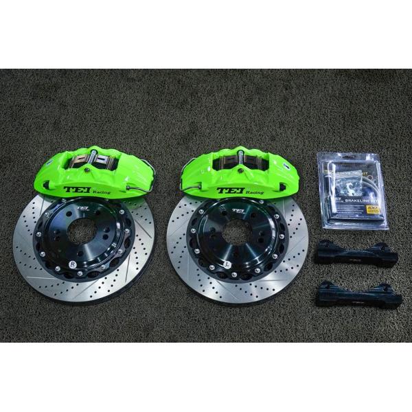 4-поршневой гоночный суппорт Hyudnai большой тормозной комплект 330*28 мм высокоуглеродистый дисковый гоночный и тормозной колодки для ELANTRA 17-дюймовый обод