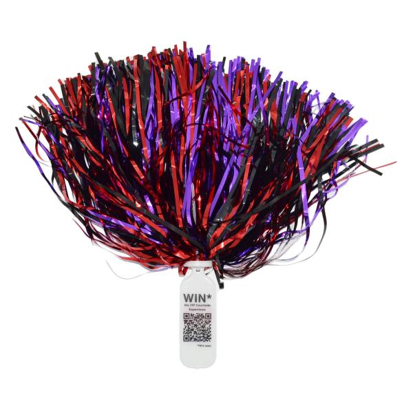 Promotional Recyclable Gloss PET Pom Pom Cheering Stick For Sport Activities