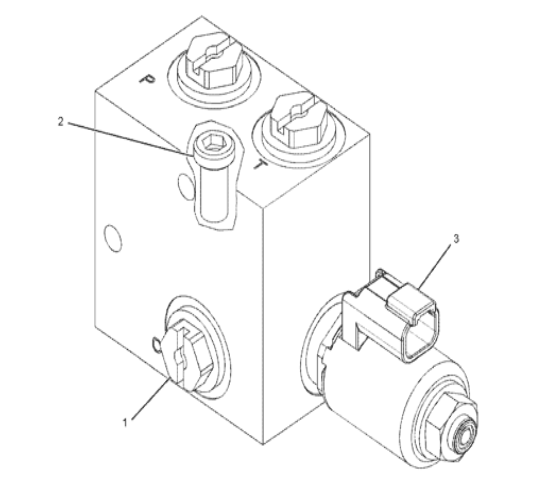 1744913 174-4913 Solenoid Valve Excavator Main Control Valve For 568 FM LL