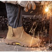Sapatos de seguridad de soldadura de pie de Kevlar de acero para hombres