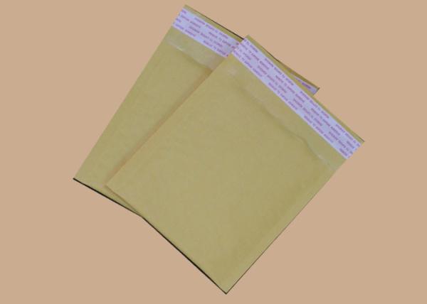 6 * 8 Inch Kraft Paper Bubble Mailers Tear Proof For Packing Accessories