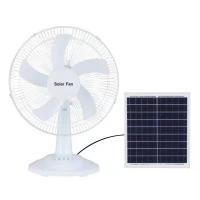 fan solaire de C.C d'USB SAA 12v de fan solaire de piédestal du polysilicium 12000mAh