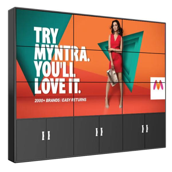 46 49 55 Inch HD 2x2 3x3 LCD Video Wall Digital Signage Display Advertising Splicing Screen