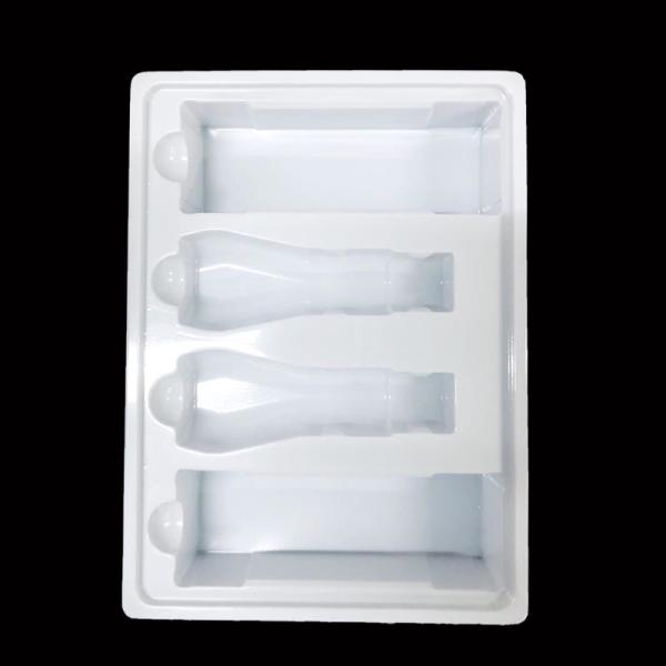 Custom White PET Plastic Blister Tray for Cosmetic Gift Box Insert Packaging