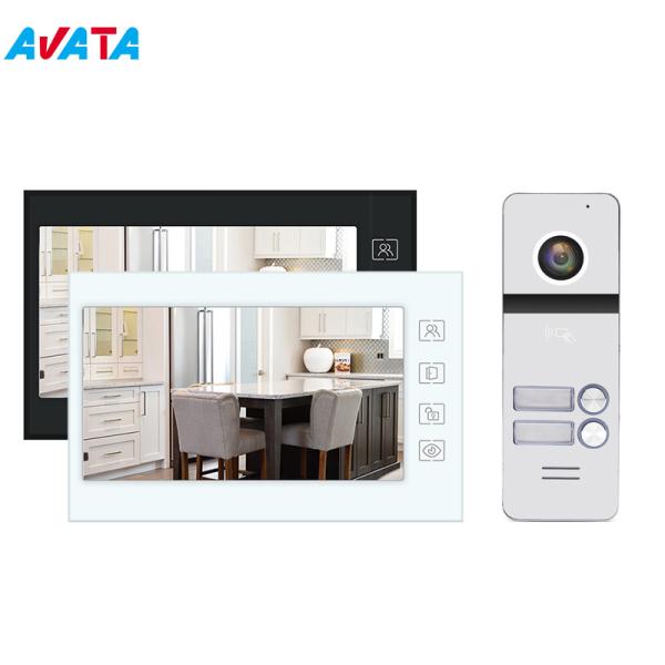Metal Outdoor Panel 7 Inch Video Door Phone Intercom System for Villa Apartment with 1000tvl