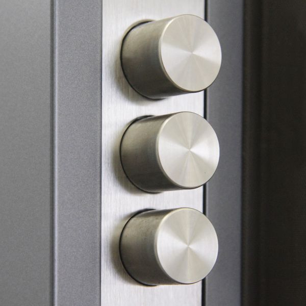 Modern Optional Handle Steel Security Entry Door for Front Entry