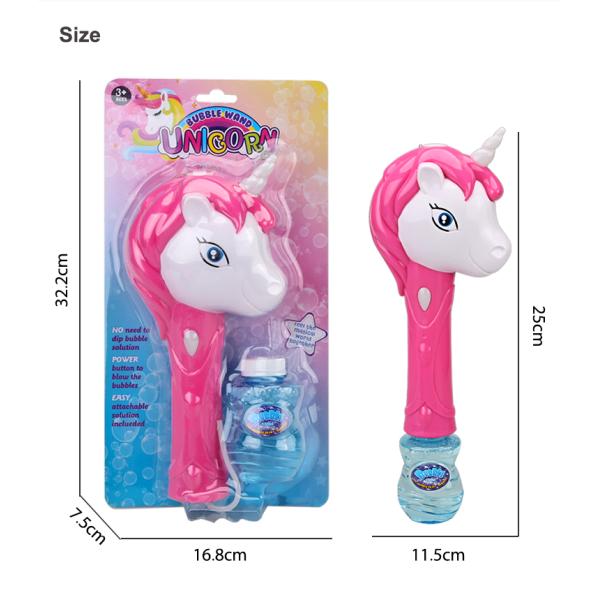 Машина пузыря единорога батарей Kingda 3 AA, палочка единорога пузыря ASTM