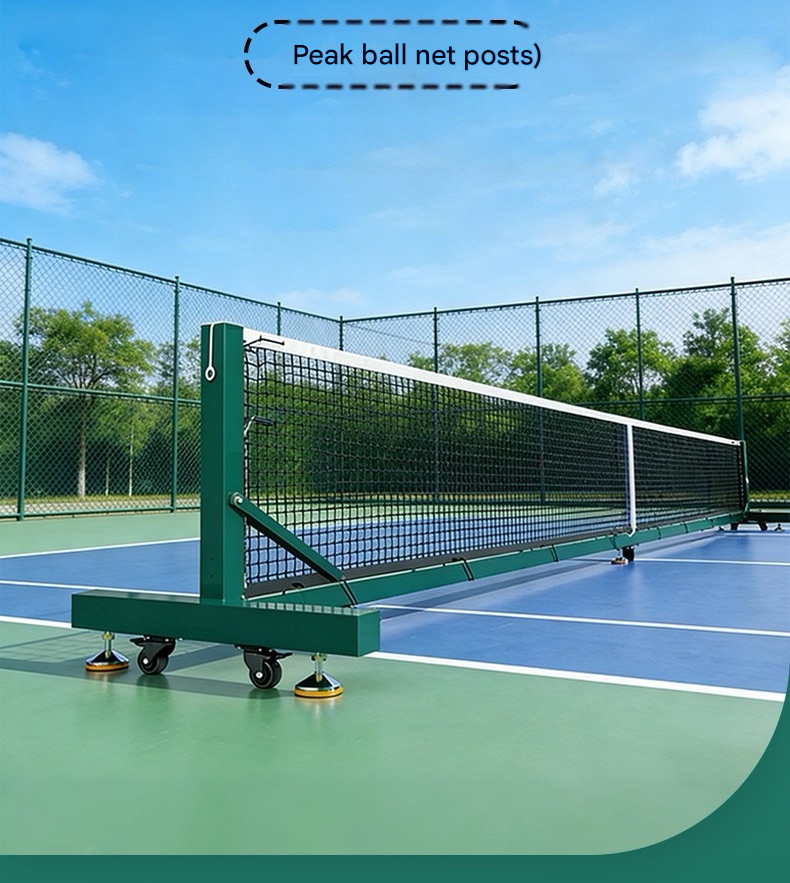 Tournament-Grade Trendy 6.7m Pickleball Net Set Post Aluminum Alloy Customized Color Professional All Seasons Outdoor