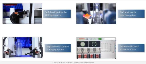 9 Cameras Flexible Operation Preform Quality Inspection Machine with Real-Time Analysis