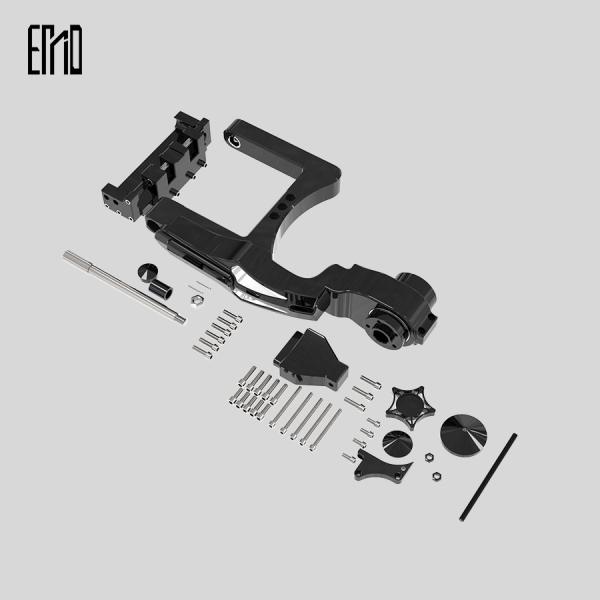 Kit bras oscillant simple face noir V Rod moto anodisé