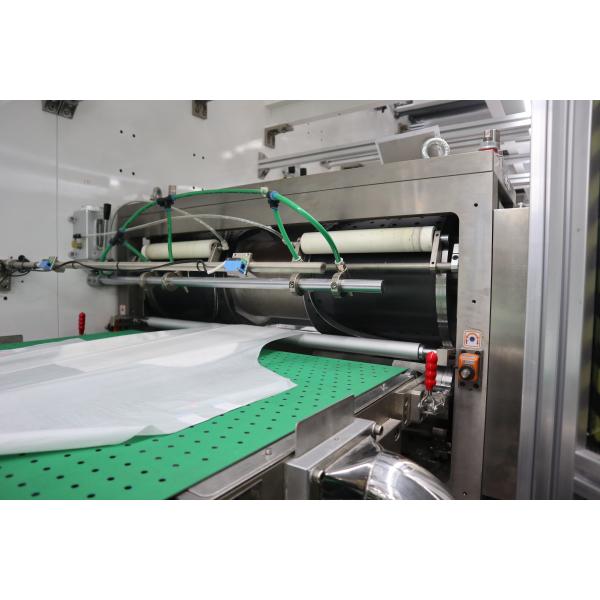 PLC Touch Screen 335KW 300PPM Adult Diaper Making Machine