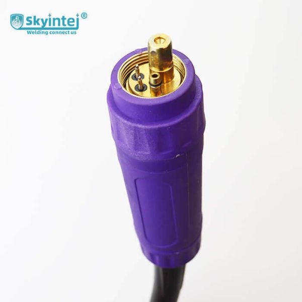 SKYINTEJ 15AK Welding Torch Complete Set Customized Cable Size and Length Purple Handle