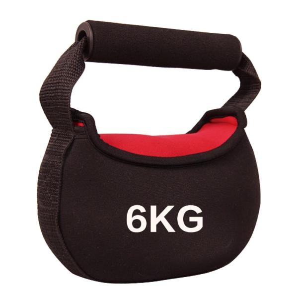 2KG Iron Adjustable Soft Kettlebell Steel Sandbag 20lb Neoprene