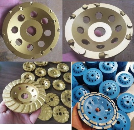 100MM To 250mm Diamond Grinding Pad PCD Marble Polishing Pads