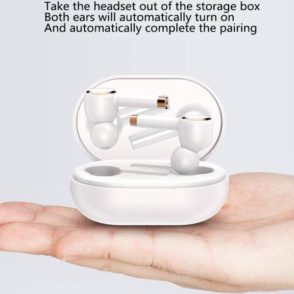 BT5.0 Music Waterproof Bluetooth Earphones With Charging Box