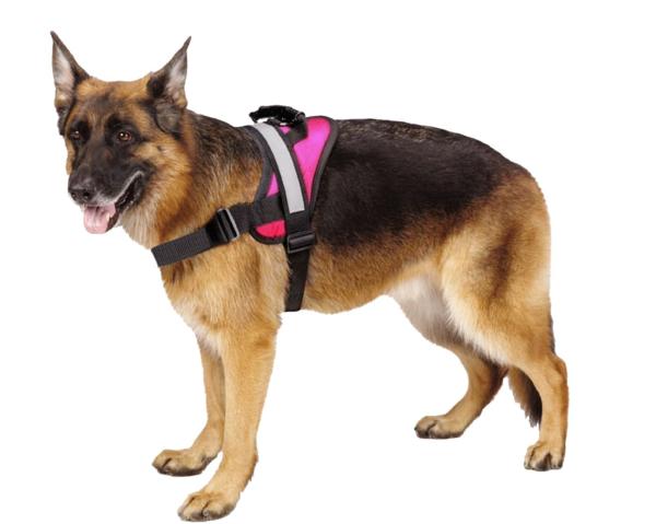 Durable K9 Dog Vest Harness Soft Reflective No Pull Vest With Rubber Handle