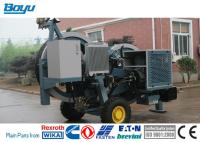 Tension Stringing Equipment 77kw(103hp) Hydraulic Cable Tensioner Max Continuous Pull 40kN Water Cooling System