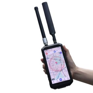 Handheld Portable Drone Detection Device 380W 100MHz-6GHz Bandwidth 1–3km