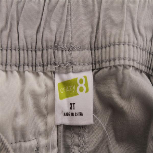 Pure Cotton Mens Casual Shorts With Elastic Waist 6/12-5T Size