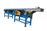 Convecteur vibrant excentrique en acier inoxydable à feuille de ressort pour le transport du sel