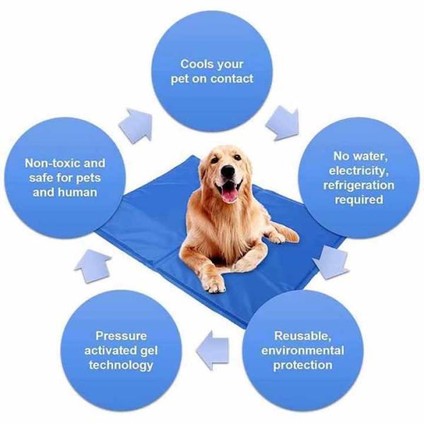Wholesale Summer Portable Pet Cooling Mat High-tech Fiber Cooling Mat for Pets