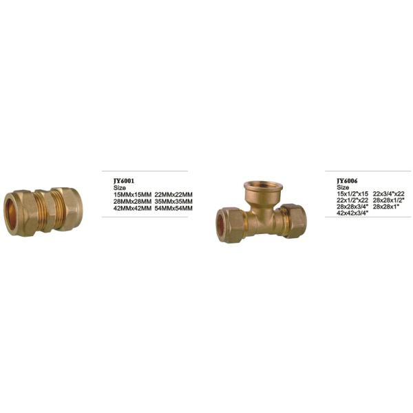 Copper Core Forged Brass Pipe Fittings Compression Pipe Cap BS864-2 Standard