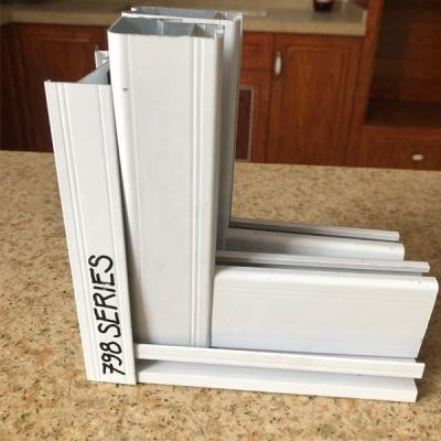 Wide Use Aluminium Sliding Windows Customized Color  Industrial Profile
