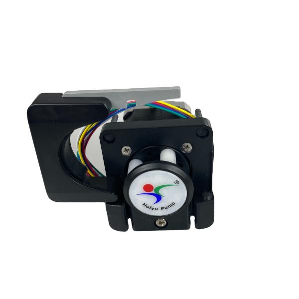 Bomba peristáltica OEM com motor de passo com cabeça de bomba WX10 taxa de fluxo máxima 24ml/min