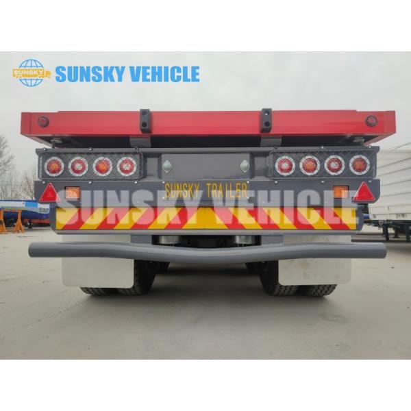 Tri-Axle Flatbed Trailer FLAT DECK TRAILER Tri-Axle Container Trailer