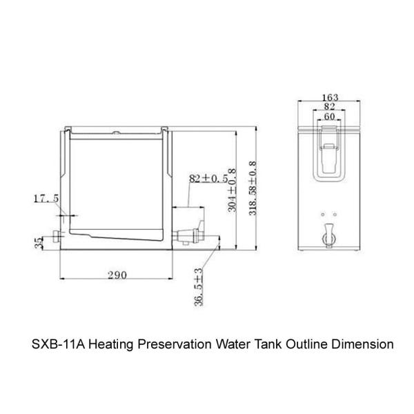 Подгонянная консервация топления цистерны с водой оборудования ресторанного обслуживании воздушных судн