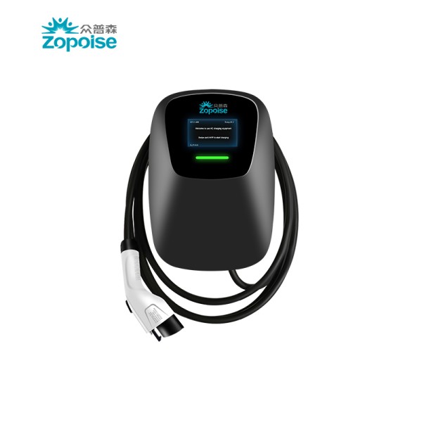 ZB13 European Edition – Ultra‑Slim Type 2 Wallbox EV Charger with 4.3″ Display, OCPP 1.6, Load Balancing & 22kW 3‑Phase Output (CE & TÜV Certified)