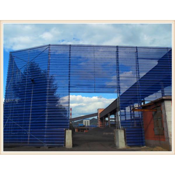 порошок длины 6m покрывая двойной пиковый экран доказательства пыли ветра для промышленного