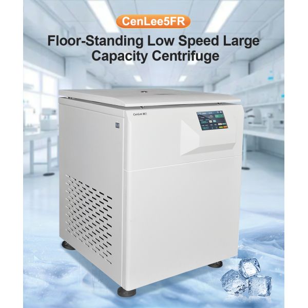 CENLEE5FR 4x1000ml Blood Bag 450ml Low Speed Refrigerated Centrifuge Large Capacity Laboratory Centrifuge Floor Centrifuge