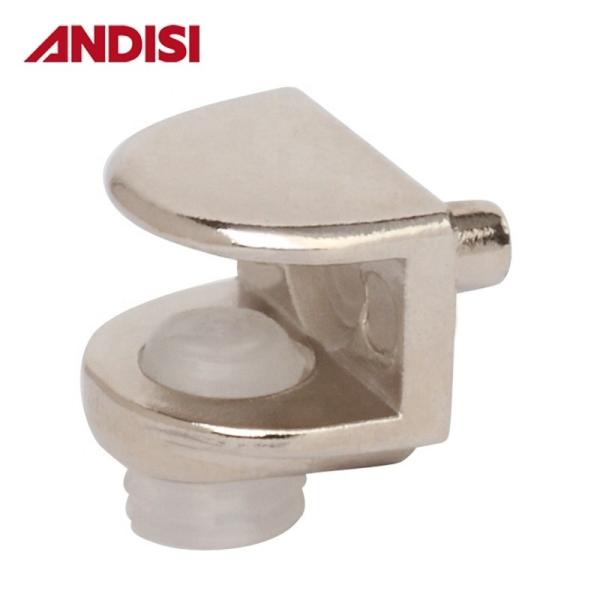Zinc Plated Adjustable Connectors Shelf Supports Glass Clips Clamp Holder for Flat Glass Railing