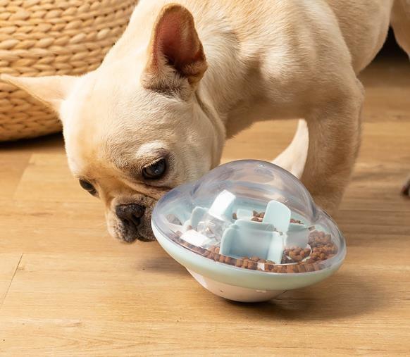 Interactive Tumbler Dog Treat Ball, Dog Leaky Food Dispensing Toy Puzzle Ball,The interactive cat feeder