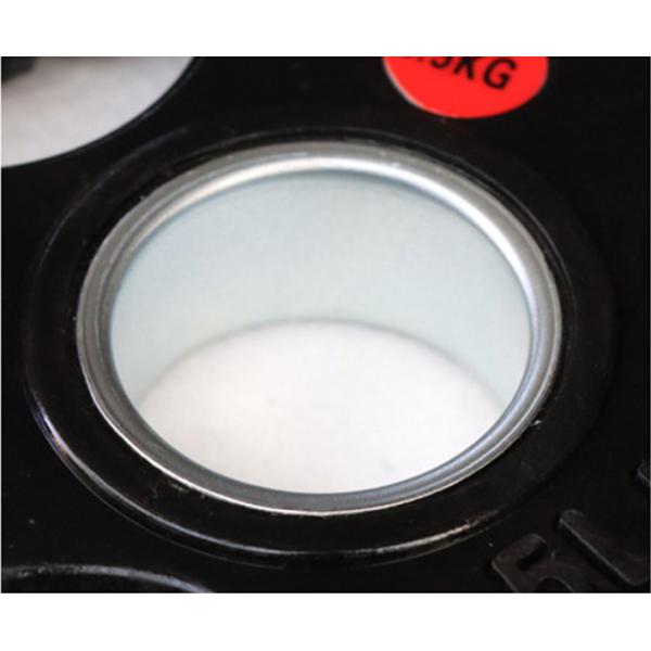 Rubber Coated 5cm Hole Fitness Weight Plates Standard Size For Gym Exercise