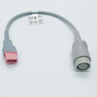 700-0027-00 rosa 10pin do adaptador do cabo de ECG longe do ponto de origem para arredondar o material Proximal de 7pin TPU