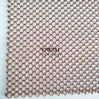 Aluminum Coil Drapery Woven Wire Mesh Metal Curtain For Home Decoration
