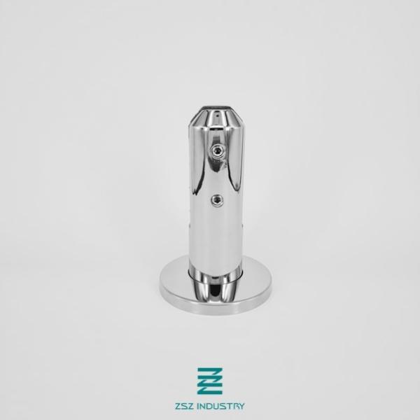 Stainless Steel Frameless Glass Spigots D48mm X H160mm For Swimming Pool