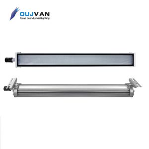 Luz de trabajo para máquina LED de 6500K, a prueba de explosiones, 105Lm/W, 24W, con soporte móvil