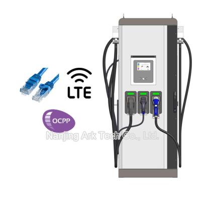 60 às estações de carregamento rápidas públicas de 120KW 400V IP54 EV