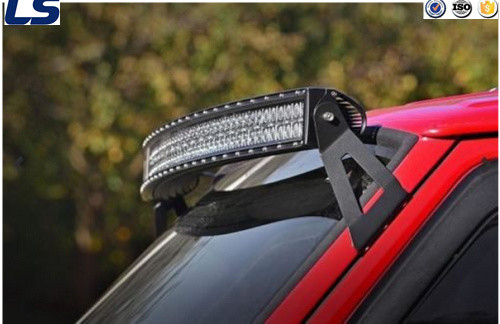 Xj Cherokee 1984-2001 Windshield 50 Inch Curved LED Light Bar Mount Bracket