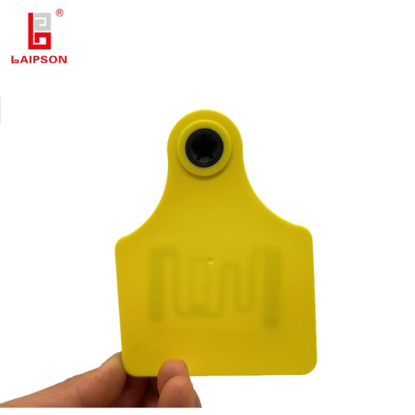 Max 100mm 75mm 6m ID Tracking Rfid Uhf Ear Tag
