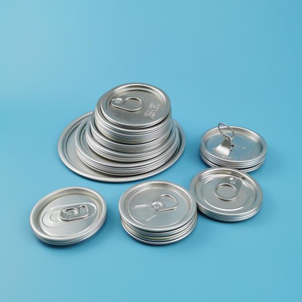 73mm Aluminum Alloy 0.25mm Paper Tube Easy Open Jar Lids