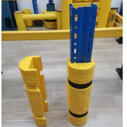 Protection de la colonne du rack de palettes pour entrepôt industriel Protection verticale en plastique flexible