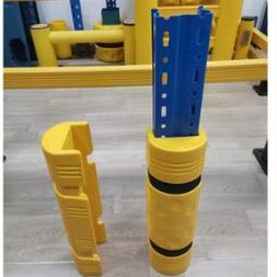 Protection de la colonne du rack de palettes pour entrepôt industriel Protection verticale en plastique flexible