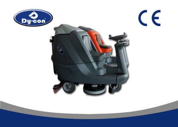 20 Inch Brush Ride On Floor Scrubber Dryer Machine 150 Litre Solution Tank