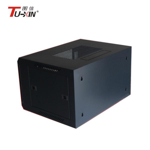 19 Inch  Wall Mount Network Cabinet  600mm *600mm * 6U Stable Structure Anti - Vibration