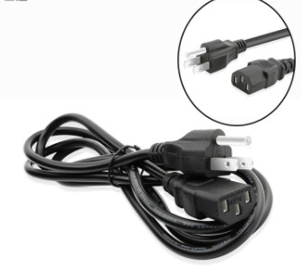 America standard USA ac power cord free sample 3pin plug us 3 pin power cable
